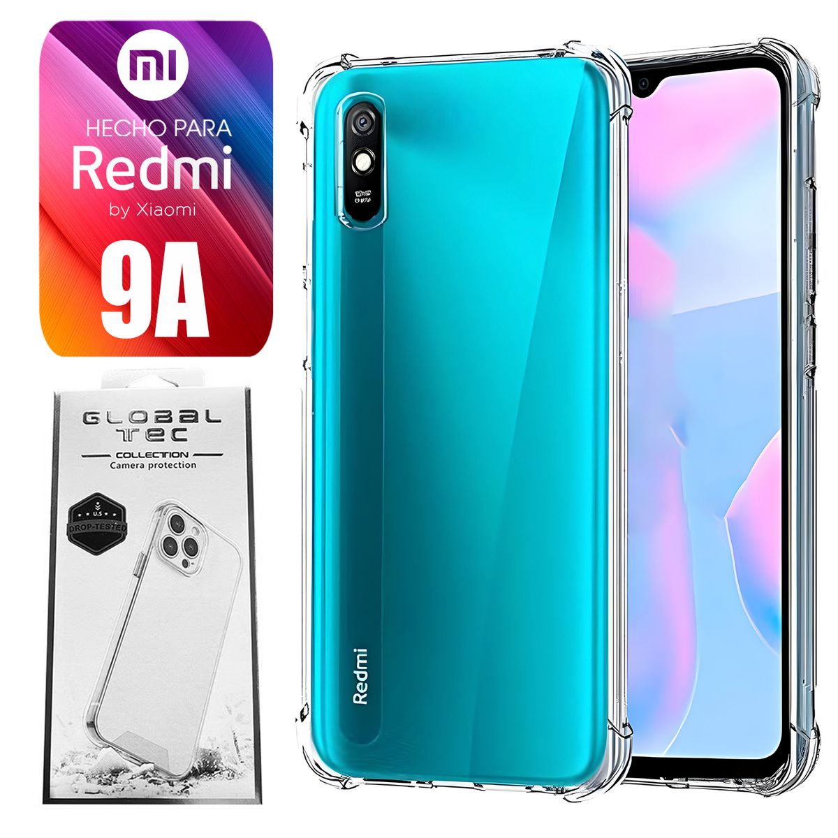 ASIA IMPORT - Space Case Para Xiaomi Redmi 9A Transparente