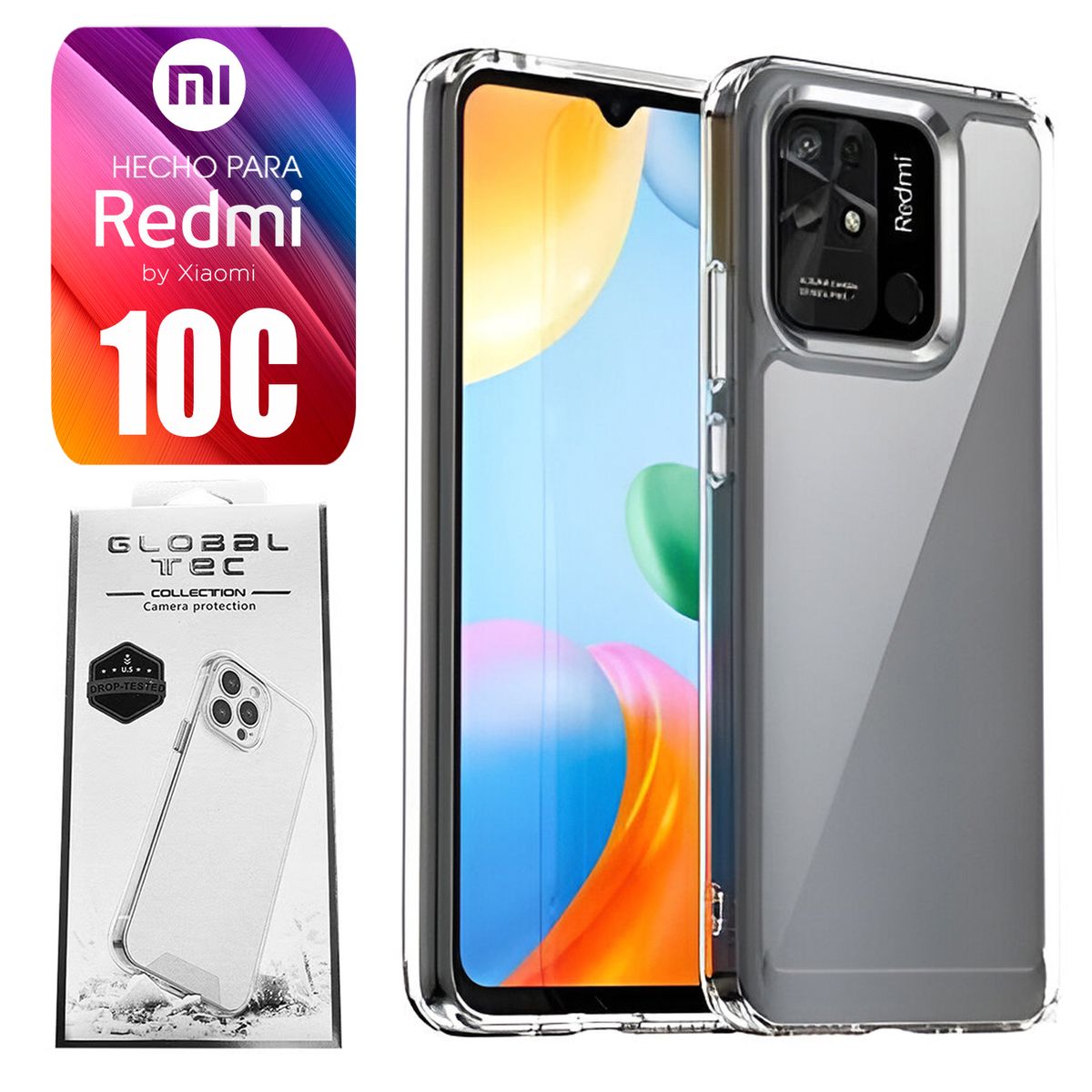 ASIA IMPORT - Space Case Para Xiaomi Redmi 10C Transparente