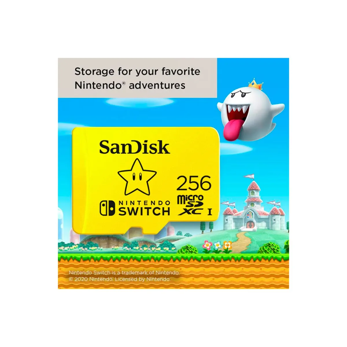 NINTENDO - Memoria Nintendo 256GB Sandisk Mario Oficial
