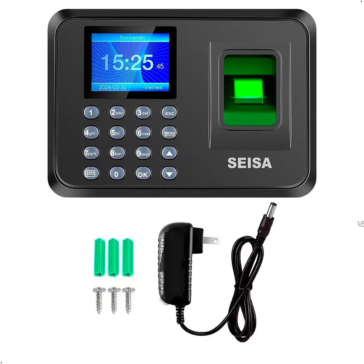 SEISA - Huellero Digital Para Control de Asistencia Personal KQJ-A6