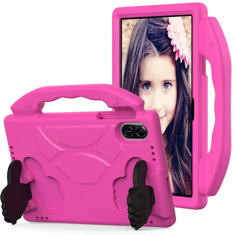 FUNDAANTIGOLPES - Funda de Goma con Diseño Like para Tablet Honor Pad X9 11.5 Fucsia