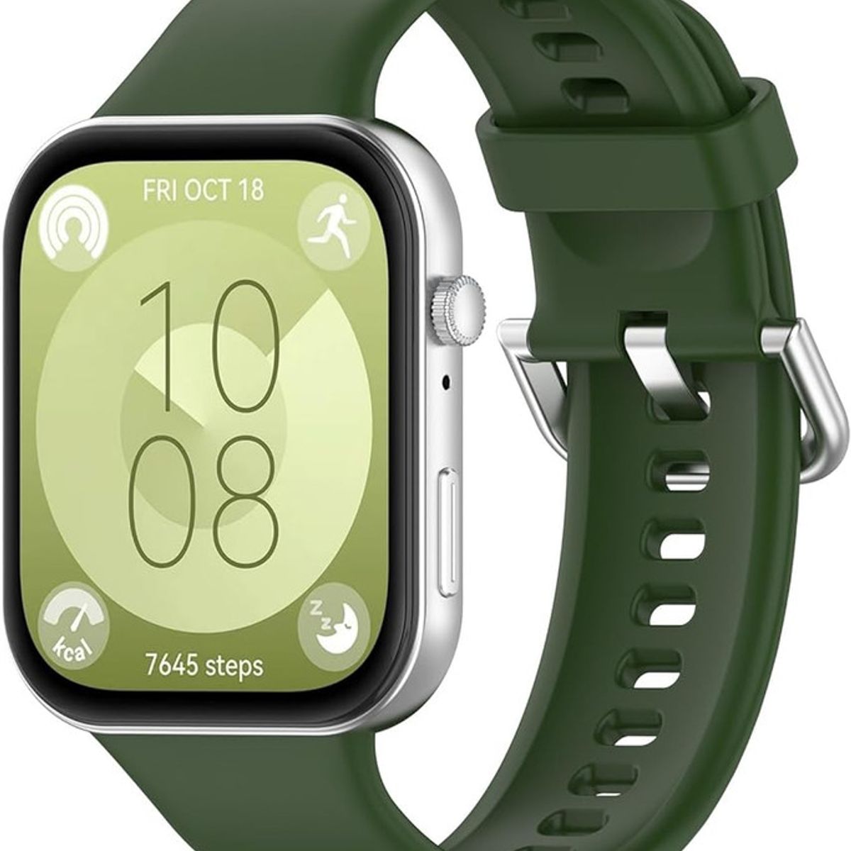 GENERICO - Correa de Silicona Para Huawei Fit 3 - Verde