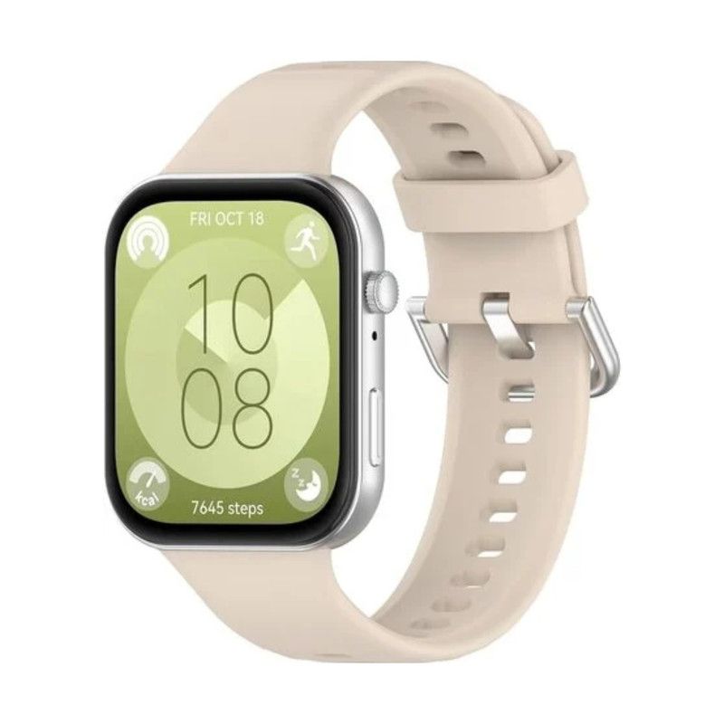 GENERICO - Correa de Silicona Para Huawei Fit 3 - Beige