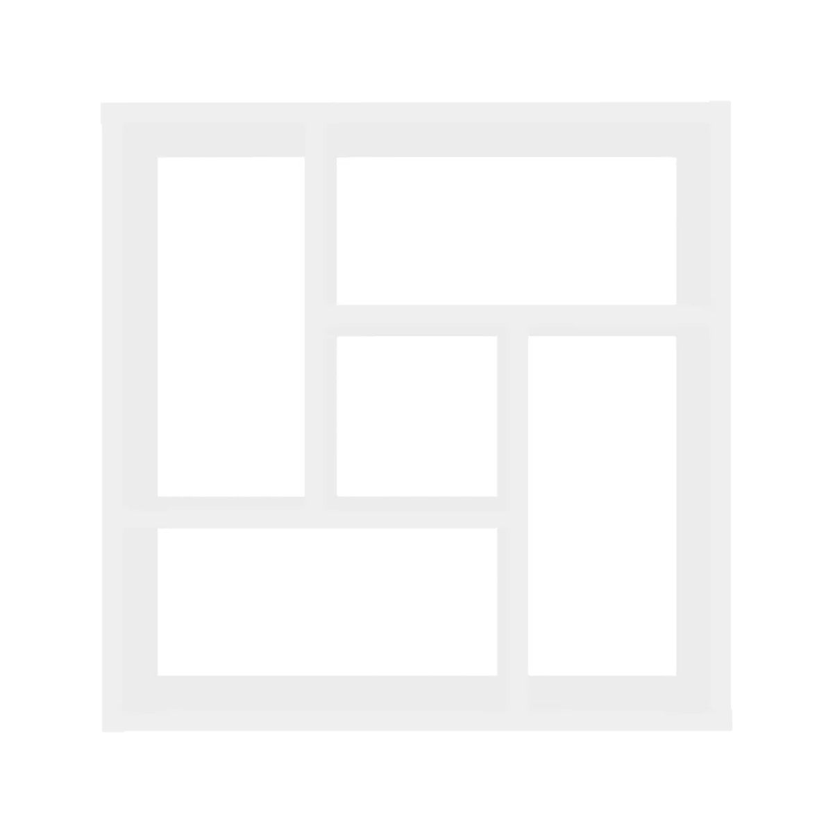 GENERICO - Repisa Blanca Romus  Melamina  Diseño Moderno y Versátil