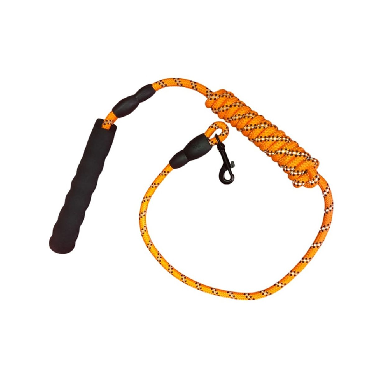 GENERICO - Soga tiro de correa delgado naranja para perros 2.00 metros