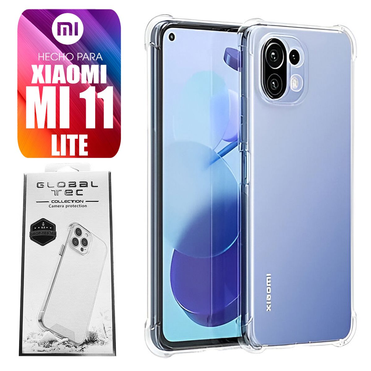 ASIA IMPORT - Space Case Para Xiaomi Mi 11 Lite Transparente