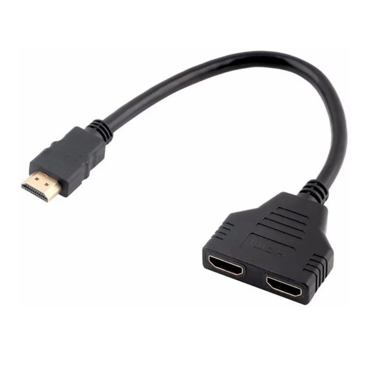 GENERICO - Cable Divisor HDMI 1 en 2 – Conecta Dos Pantallas Simultáneamente en Alta Definición