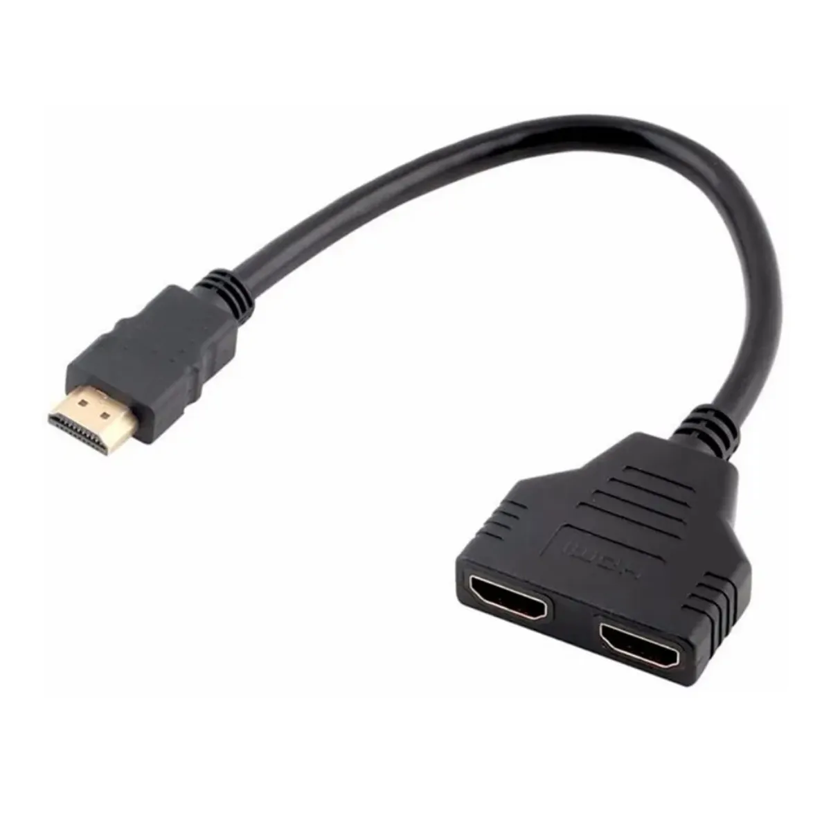 GENERICO - Cable Divisor HDMI 1 en 2 – Conecta Dos Pantallas Simultáneamente en Alta Definición