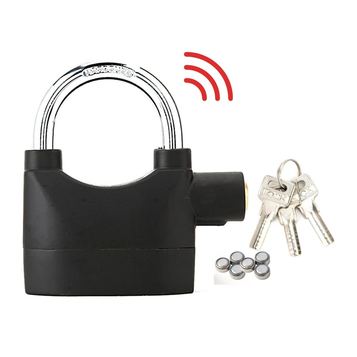 PENTHA - Candado de Seguridad con Alarma Sonora para Motos Bicicletas y más