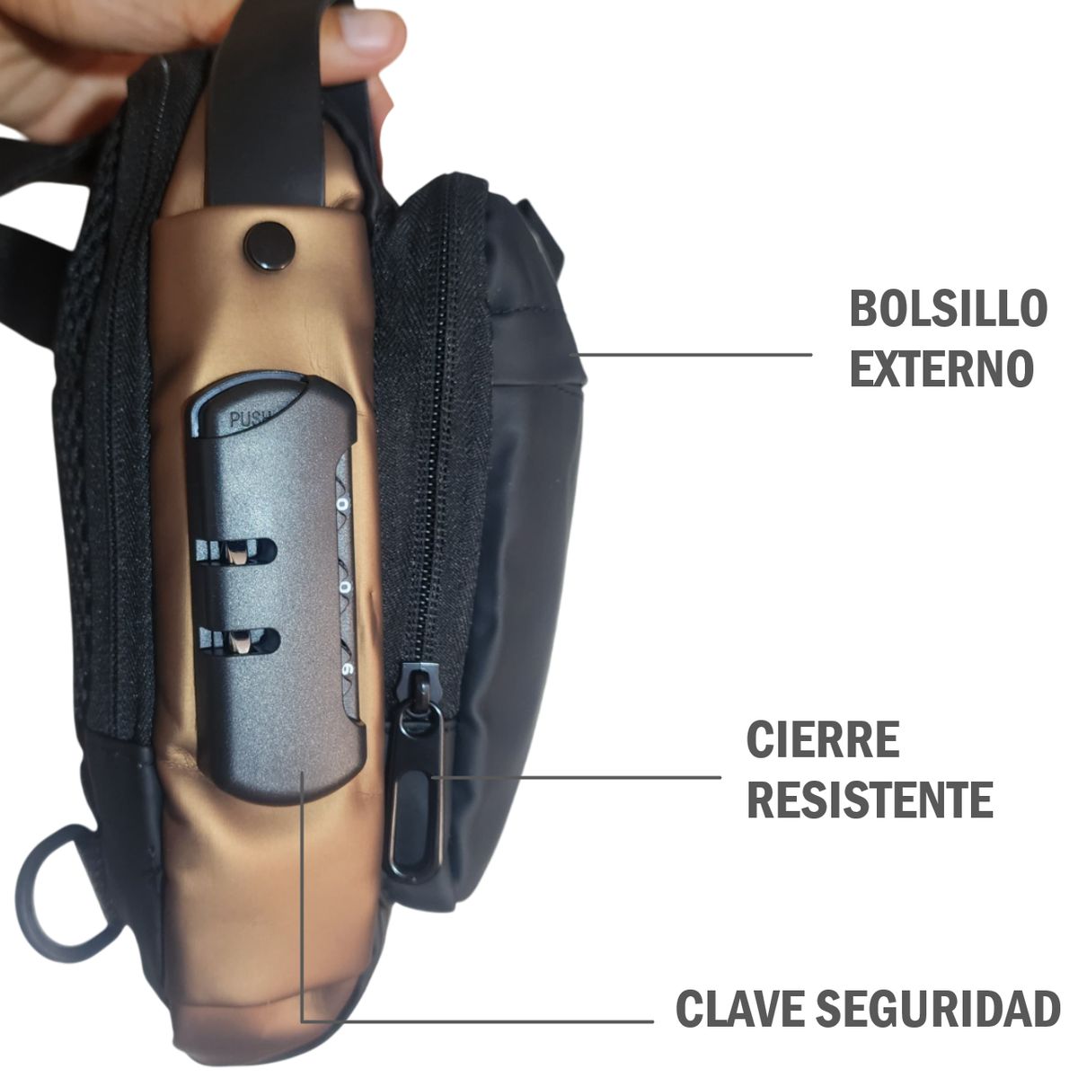 GENERICO - Morral Bandolera Pechera elegante y versátil