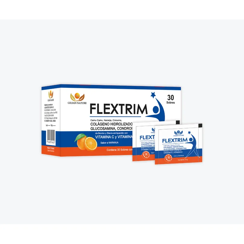 GENERICO - FLEXTRIM CAJA X 30UNID CÚRCUMA GLUCOSAMINA CONDROITINA CON VIT C Y D