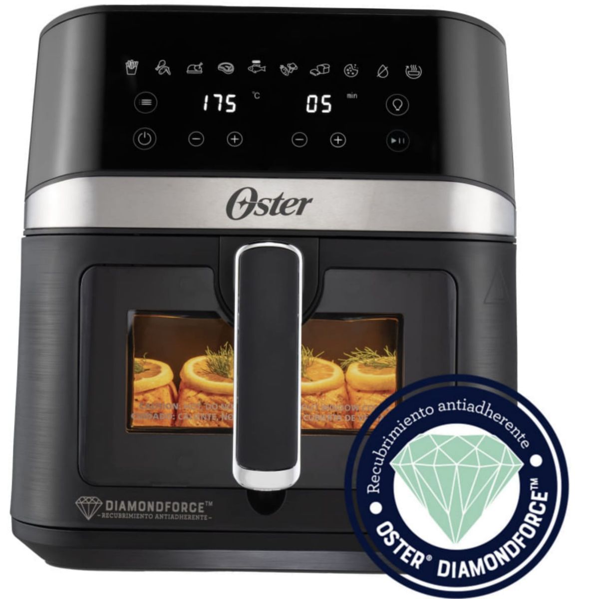 OSTER - Freidora de Aire Digital Oster 6L CKSTAF60WDDF con 10 funciones