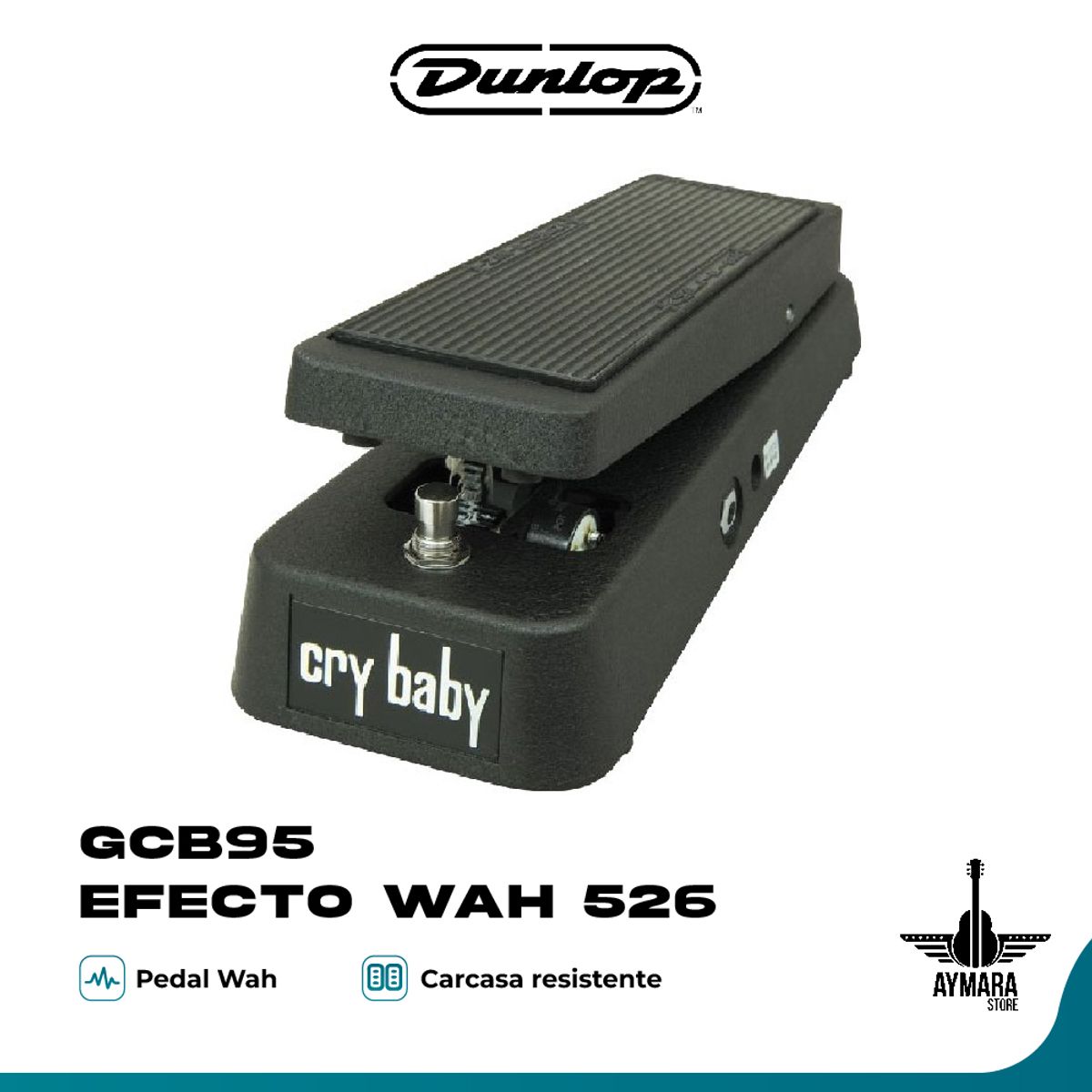 DUNLOP - Dunlop GCB95 Pedal de Efecto Wah 526