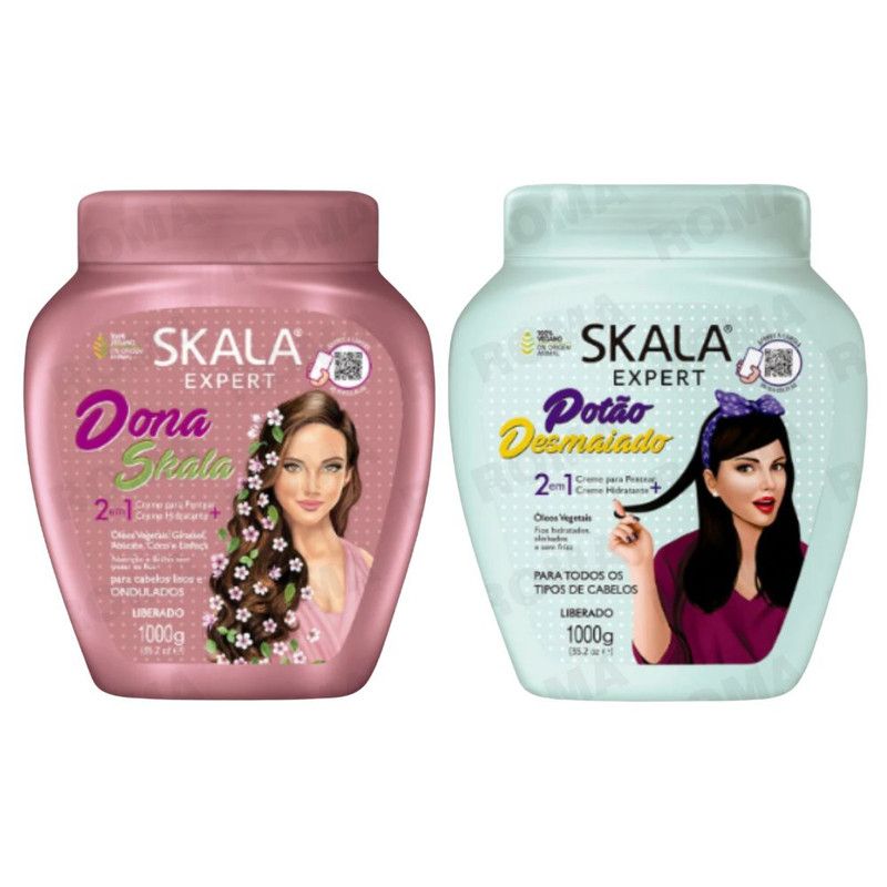 SKALA - CREMA CAPILAR DONA SKALA + CREMA CAPILAR SKALA PELO DESMAIADO
