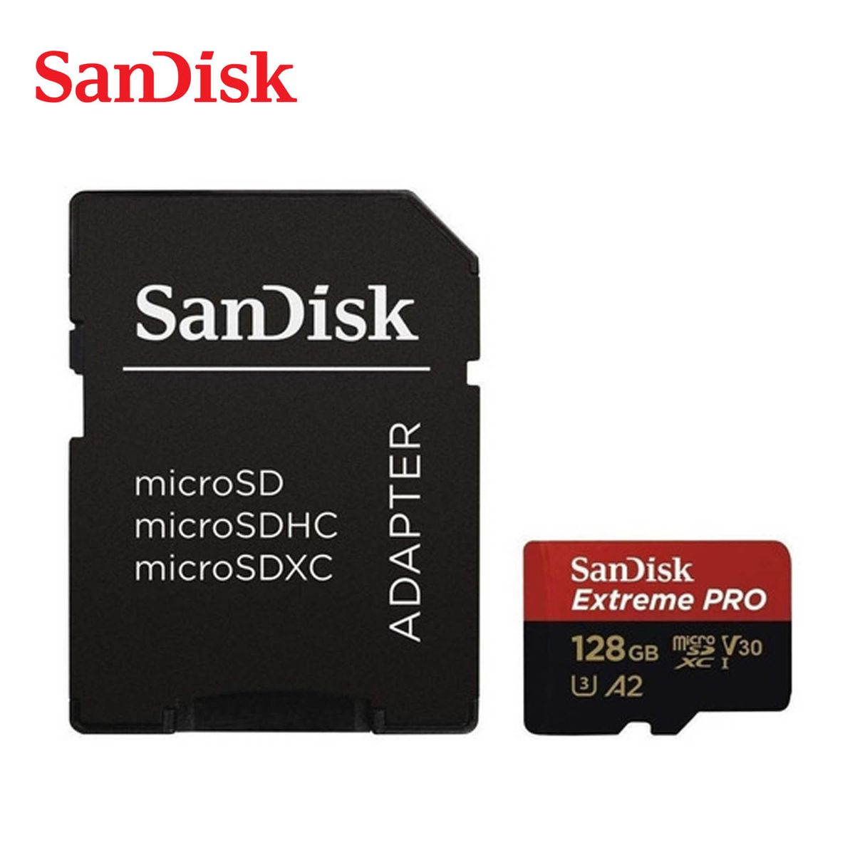 SANDISK - Memoria Micro SD Extreme Pro 128GB 4k 200mbS A2 U3