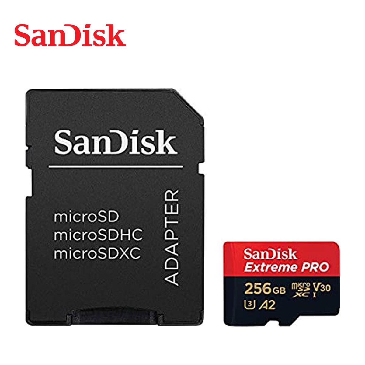 SANDISK - Memoria Micro SD Extreme Pro 256GB 4k 200Mbs A2 U3