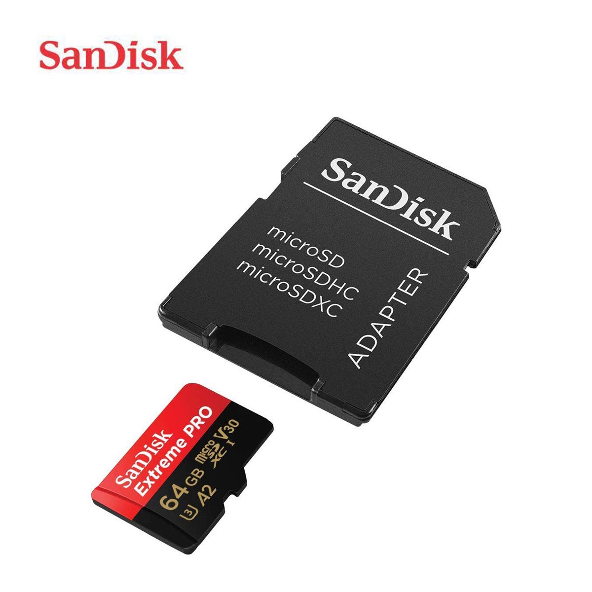 SANDISK - Memoria Micro SD Extreme Pro 64GB 4K 200MBS A2 U3