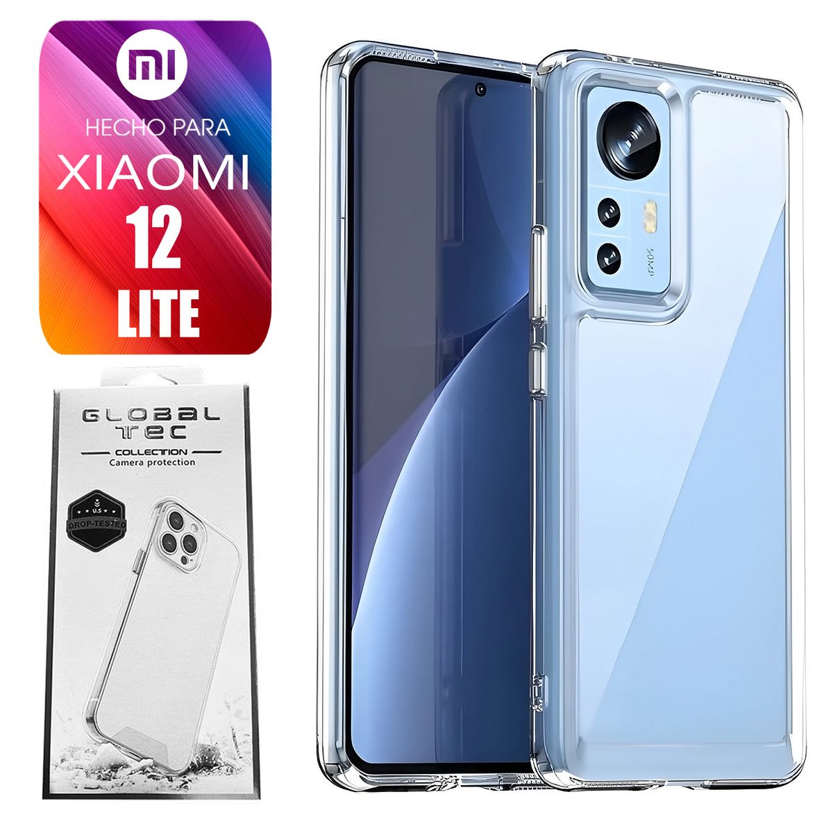 ASIA IMPORT - Space Case Para Xiaomi 12 Lite Transparente