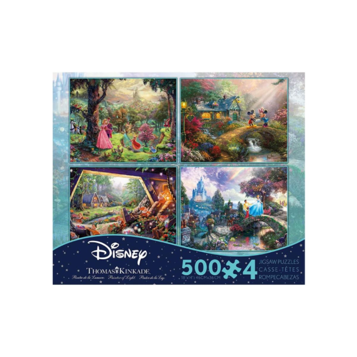 STAR WARS - Rompecabeza Disney Pack De 4 Rompecabezas