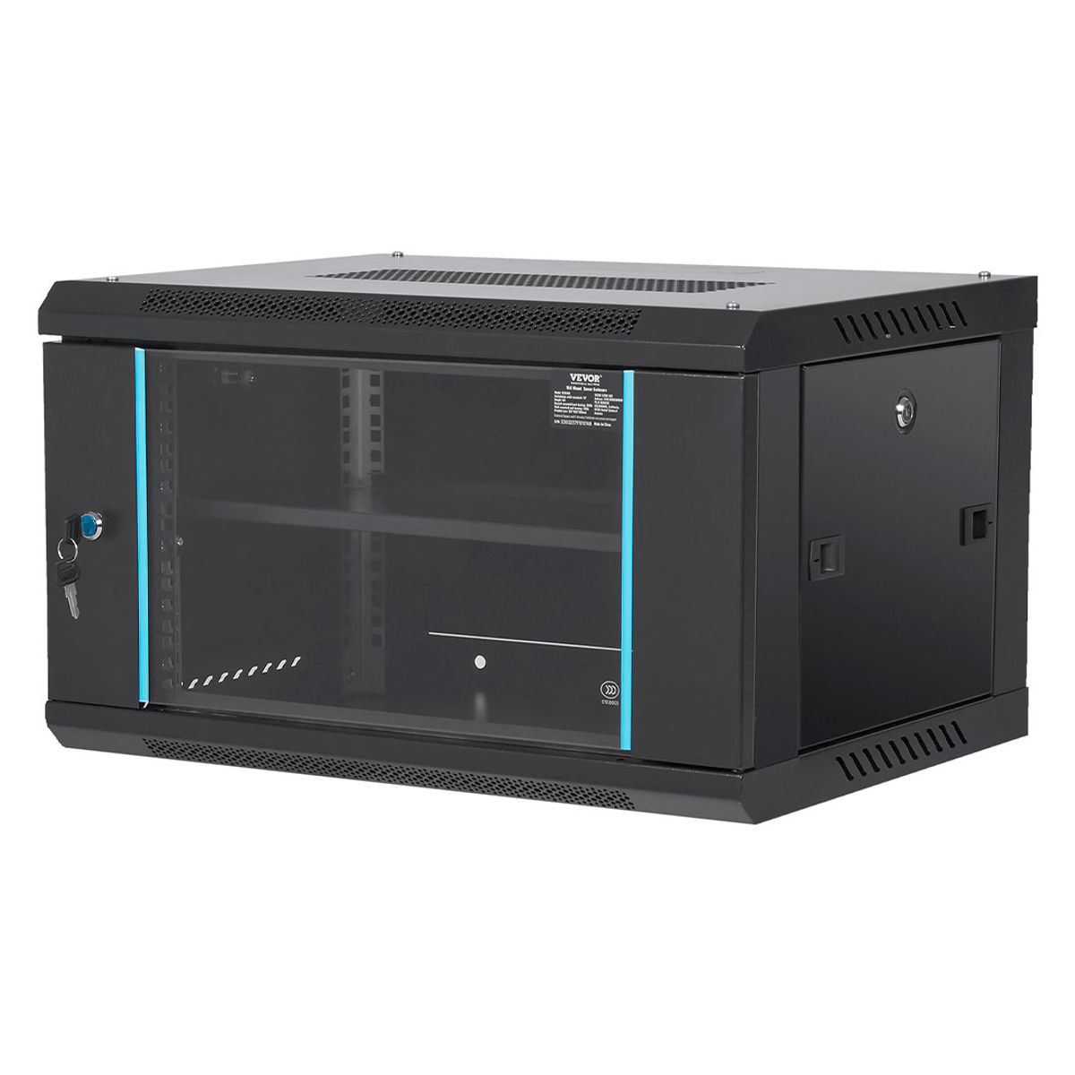 ZKTECO - ZKTECO ZK-R4U-5404A Gabinete 4U de pared Puerta de vidrio
