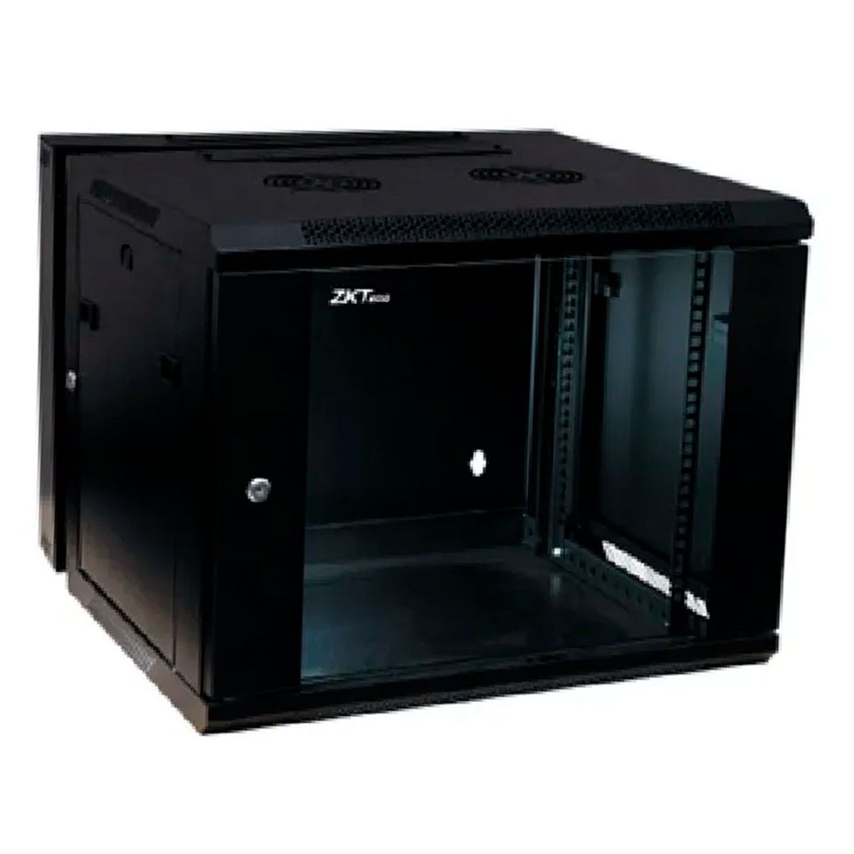 ZKTECO - ZKTECO ZK-R6U-6506-DR Gabinete de pared 6u Puerta de vidrio