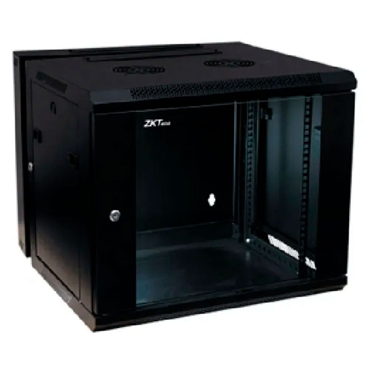 ZKTECO - ZKTECO ZK-R9U-6509-DR Gabinete de pared 9u Puerta de vidrio