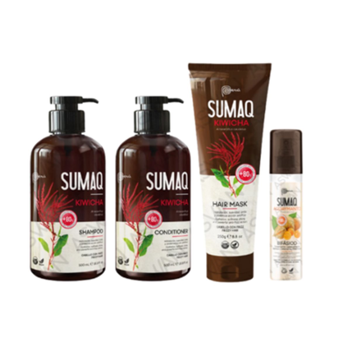 SUMAQ - KIT DE KIWICHA - SHAMPOO + ACONDICIONADOR + MASCARILLA + BIFASICO - SUMAQ