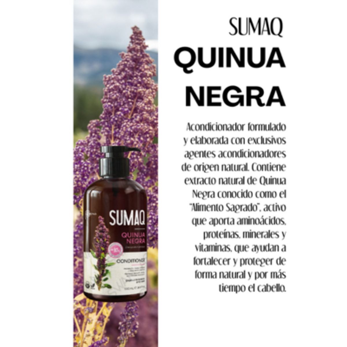 SUMAQ - ACONDICIONADOR QUINUA NEGRA 250ML - SUMAQ