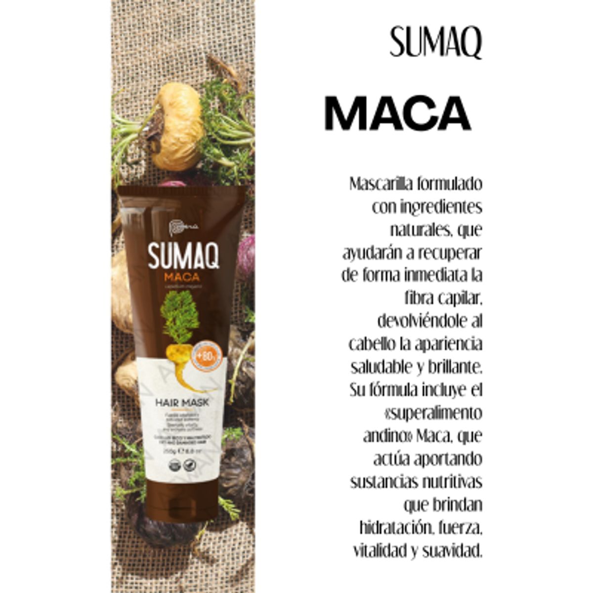 SUMAQ - MASCARILLA MACA 250ML - SUMAQ