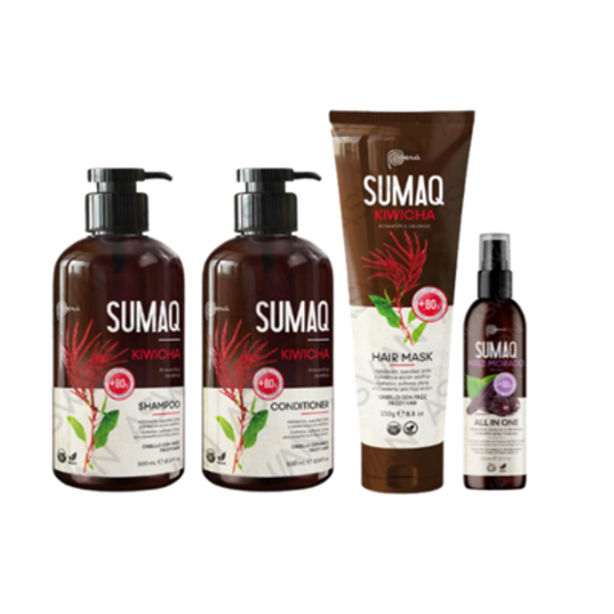 SUMAQ - KIT DE KIWICHA - SHAMPOO + ACONDICIONADOR + MASCARILLA + MAIZ MORADO - SUMAQ