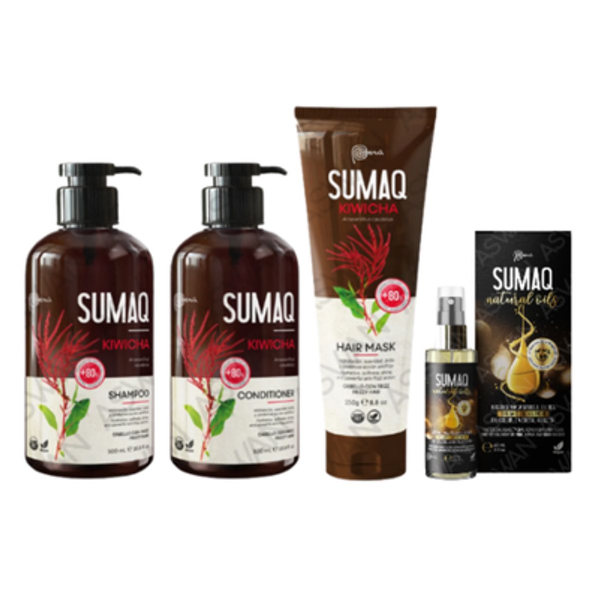 SUMAQ - KIT DE KIWICHA - SHAMPOO + ACONDICIONADOR + MASCARILLA + ACEITE - SUMAQ
