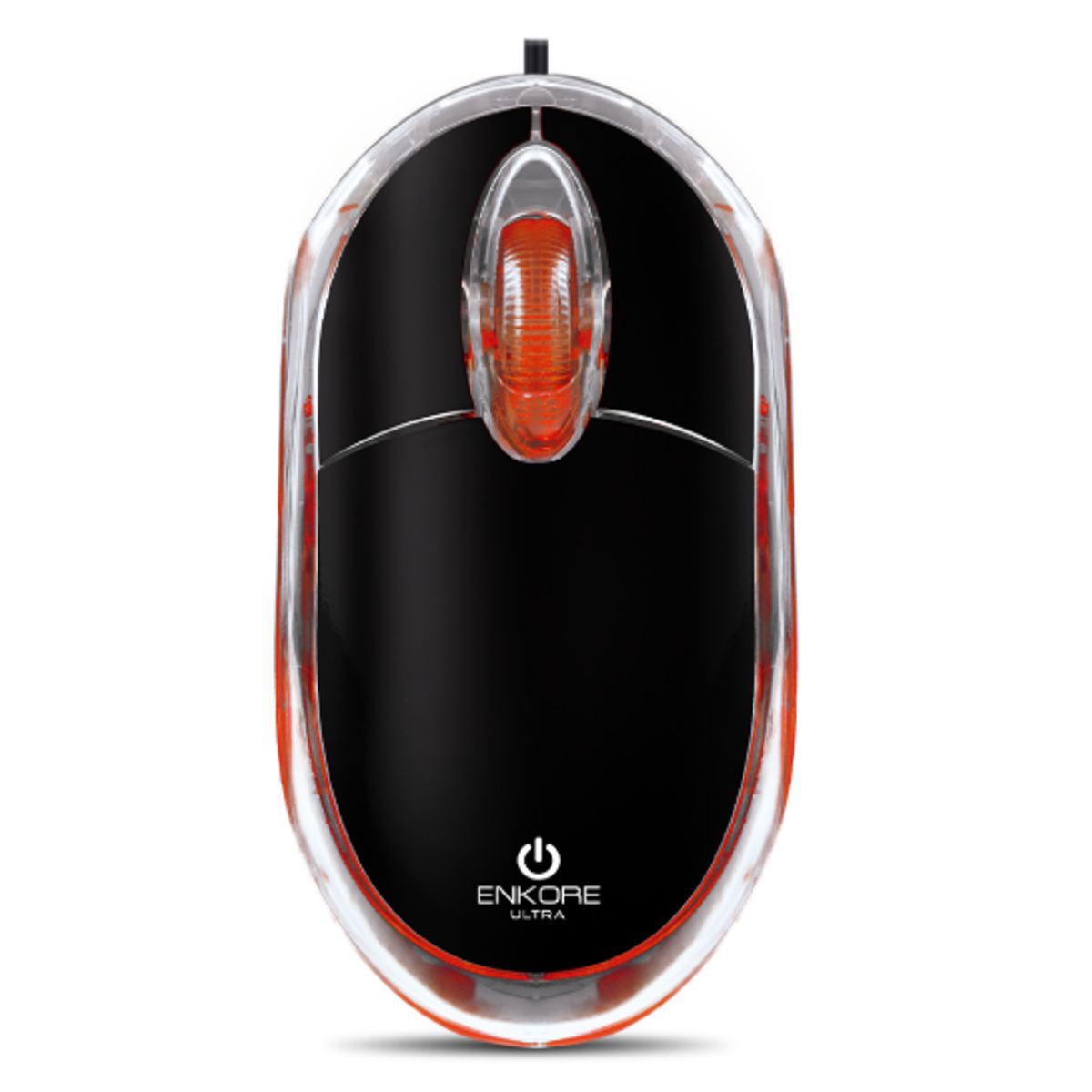 ENKORE - Mouse Office Alámbrico ULTRA EKM100P USB Negro ENKORE