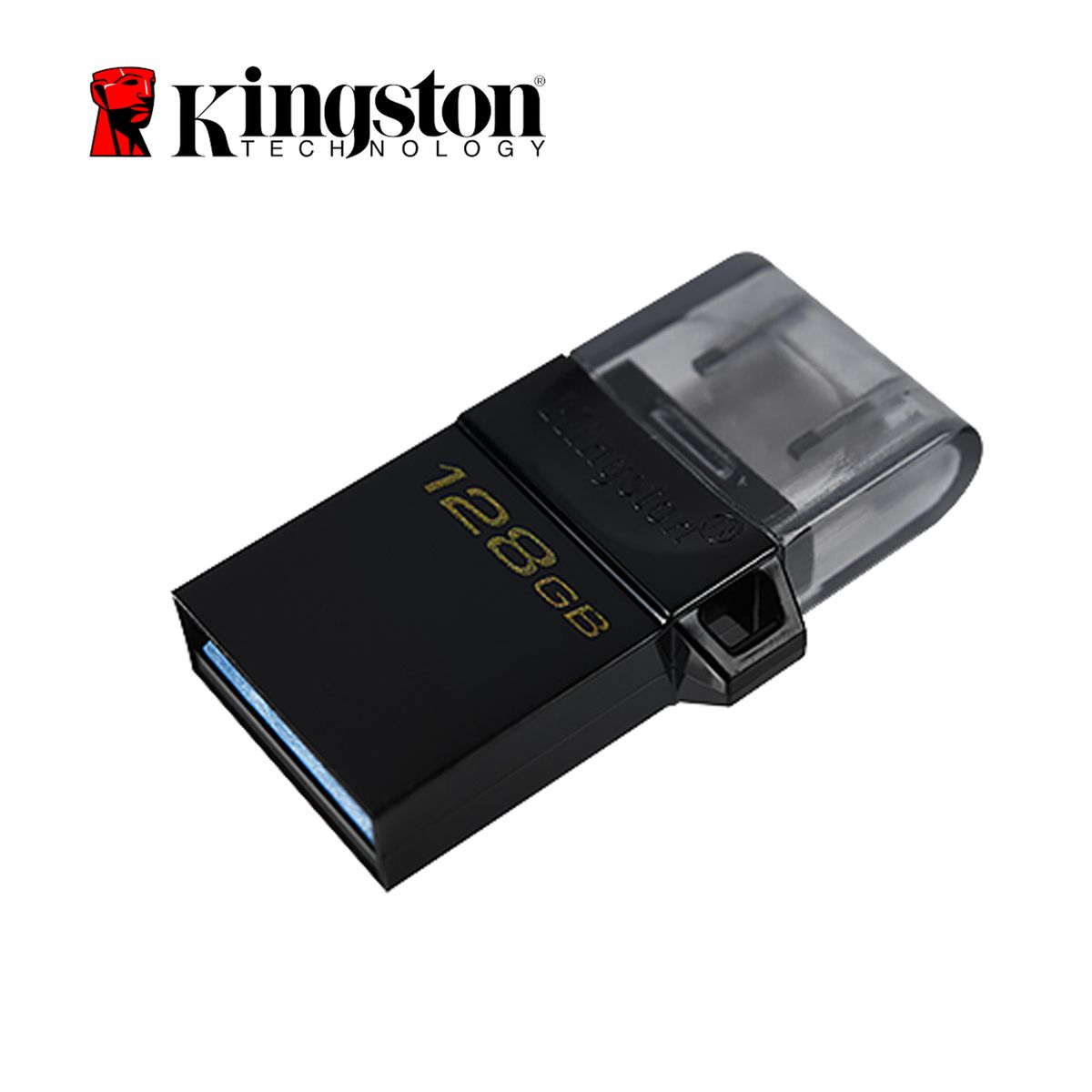 KINGSTON - Memoria MicroDuo 128GB 30 USB OTG Plomo