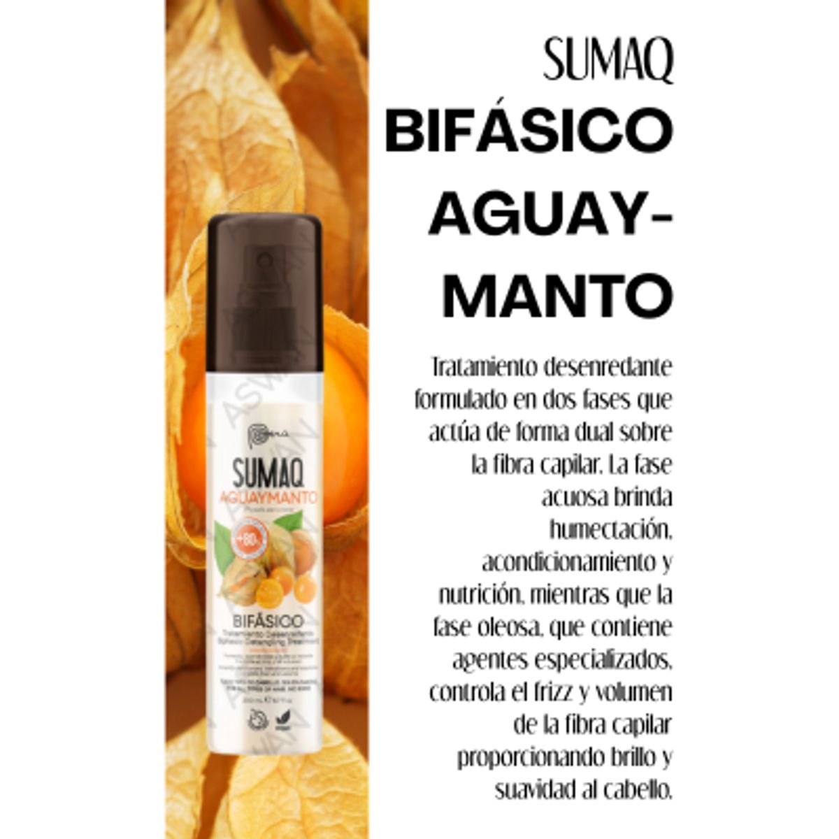 SUMAQ - TRATAMIENTO DESENREDANTE AGUAYMANTO 200ML - SUMAQ