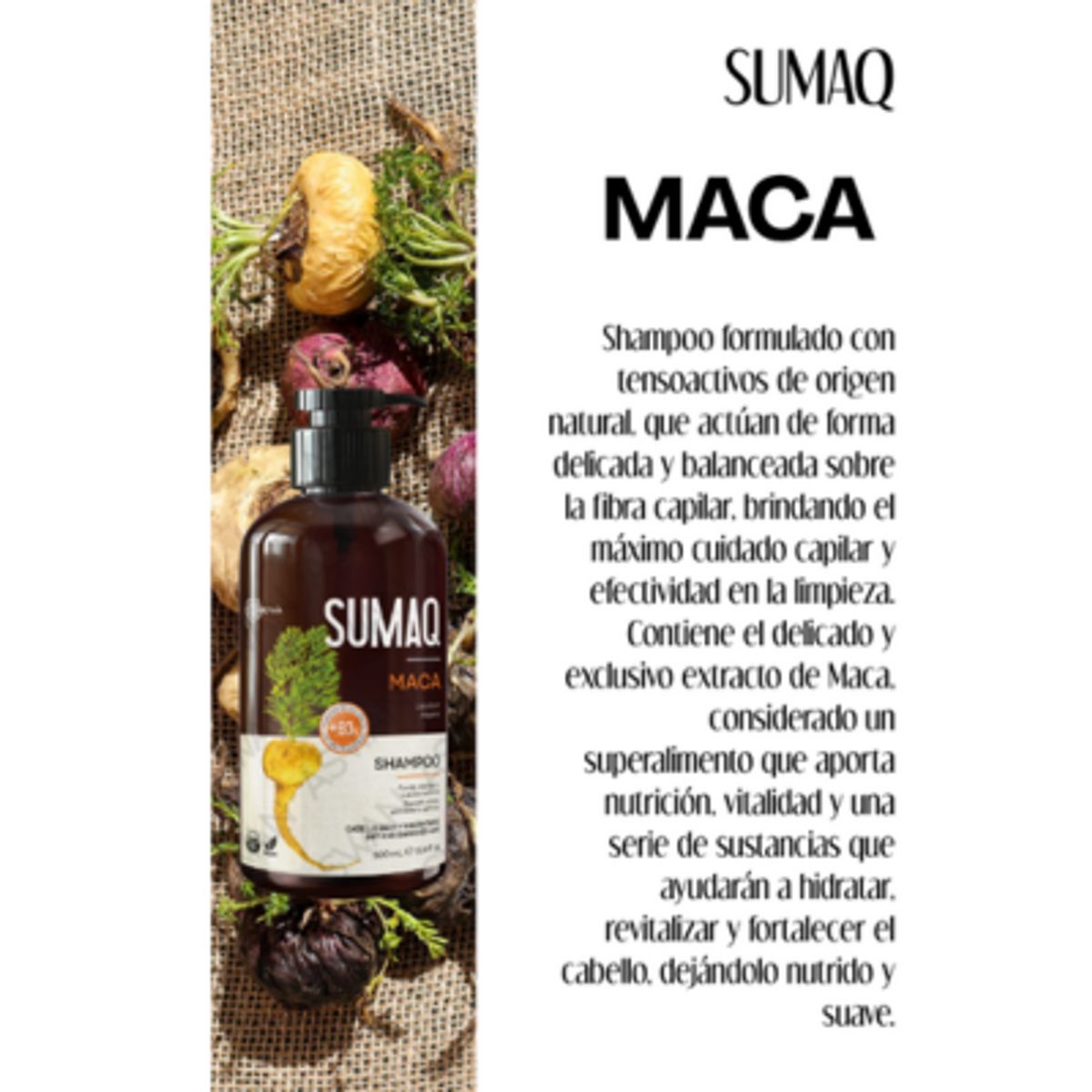 SUMAQ - SHAMPOO MACA 500ML - SUMAQ