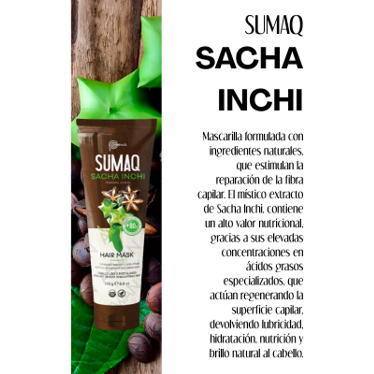 SUMAQ - MASCARILLA SACHA INCHI 250ML - SUMAQ