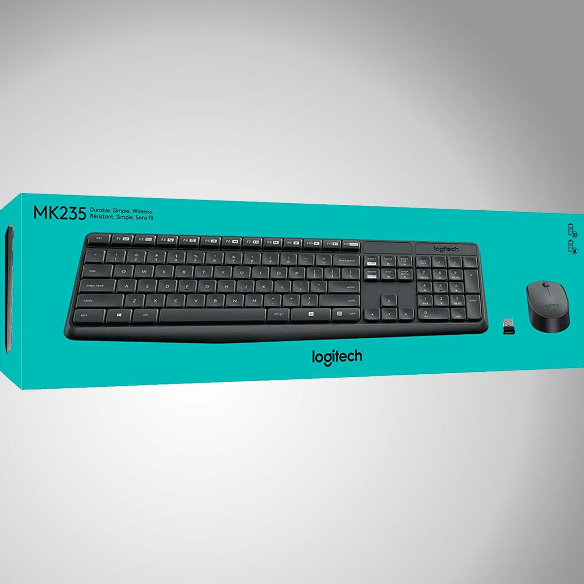 LOGITECH - Teclado & Mouse MK120 Anti salpicaduras