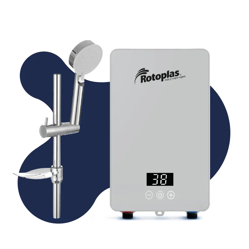 ROTOPLAS - Terma Instantánea Eléctrica New Sense Pro con Pantalla Digital y Control Táctil