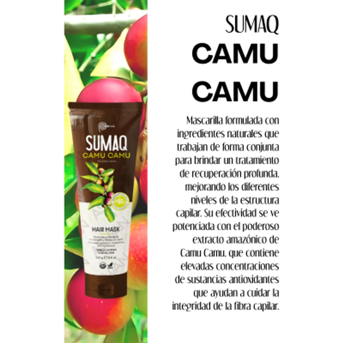 SUMAQ - MASCARILLA CAMU CAMU 250ML - SUMAQ