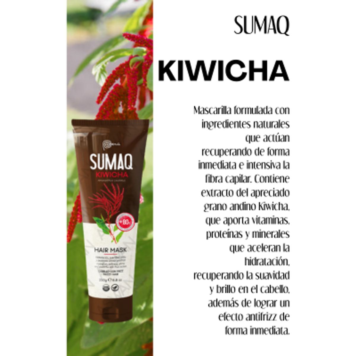 SUMAQ - MASCARILLA KIWICHA 250ML - SUMAQ