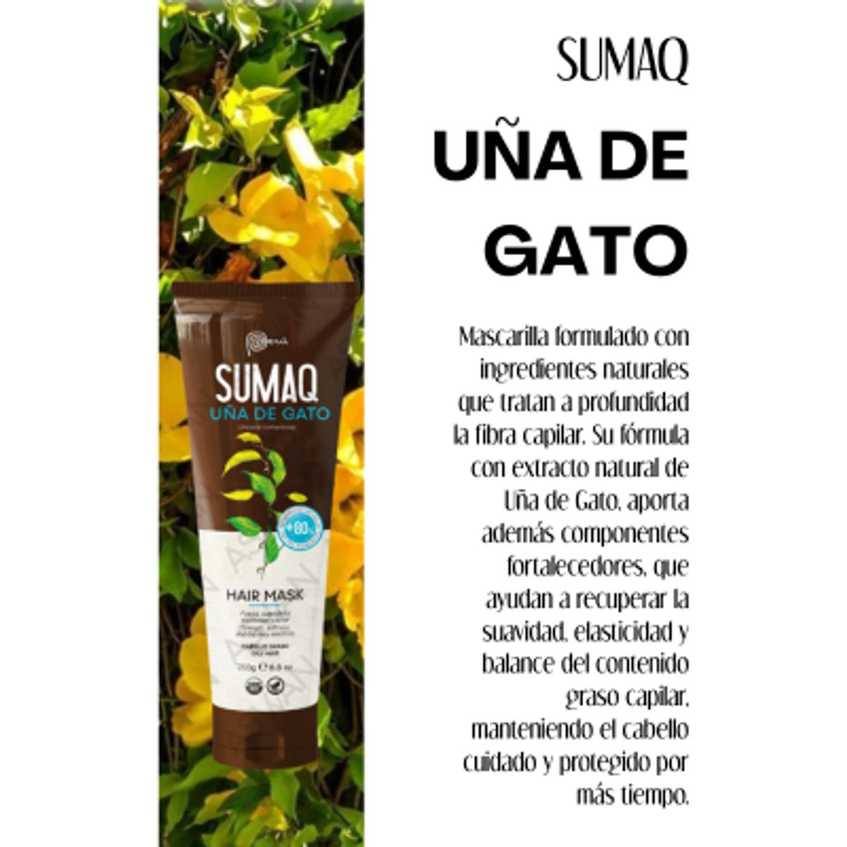 SUMAQ - MASCARILLA UÑA DE GATO 250ML - SUMAQ