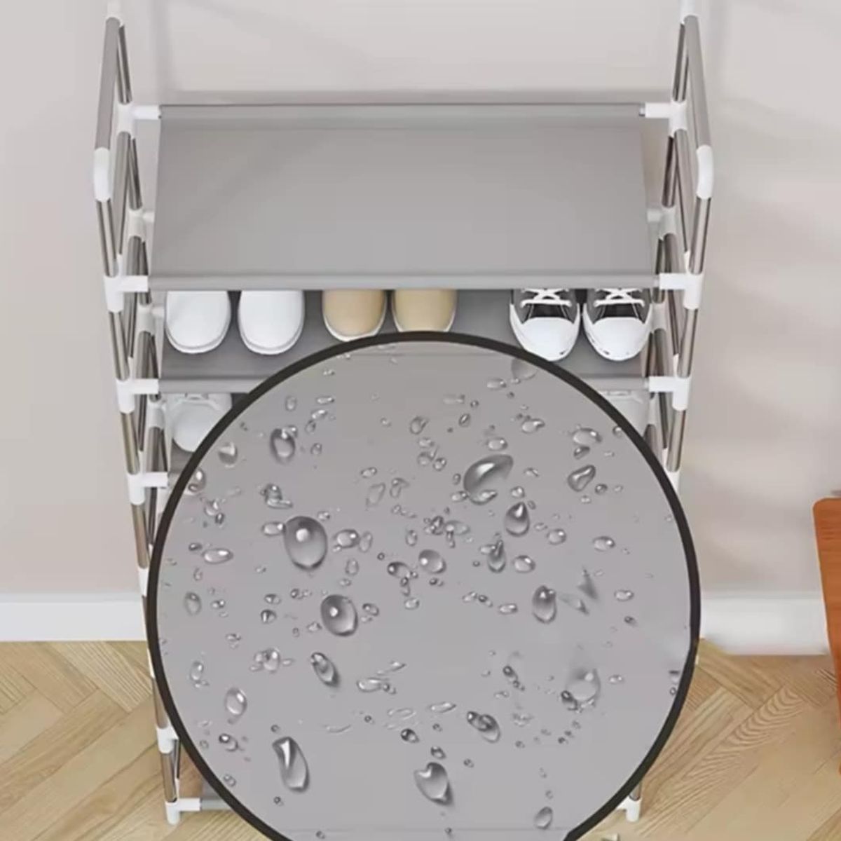 GENERICO - Organizador de Zapatos de 9 Niveles Zapatera Gris