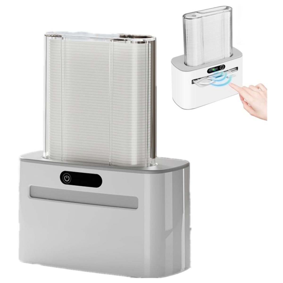 GENERICO - Dispensador de hilo dental eléctrico con sensor inteligente