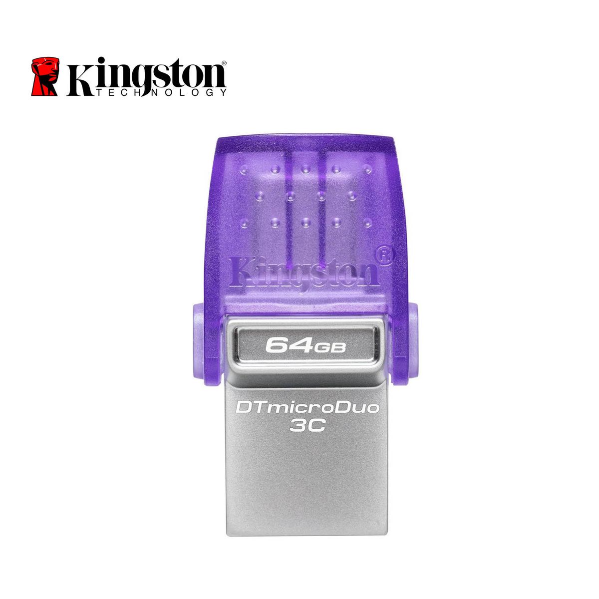KINGSTON - Memoria USB Kingston MICRODUO3CG3 64GB TIPOA-USB-C 200Mbs