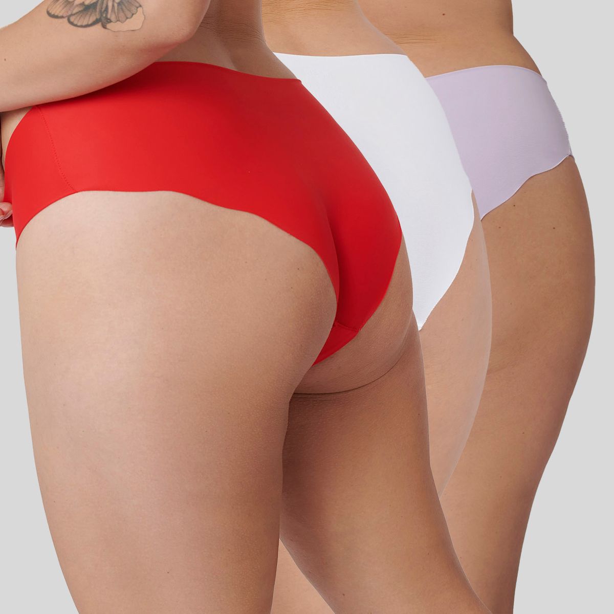 BENIE - Pack 3 calzones invisibles Variados