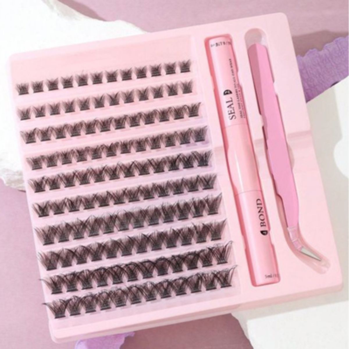 GENERICO - Kit Profesional de Extensiones de Pestañas 1x1