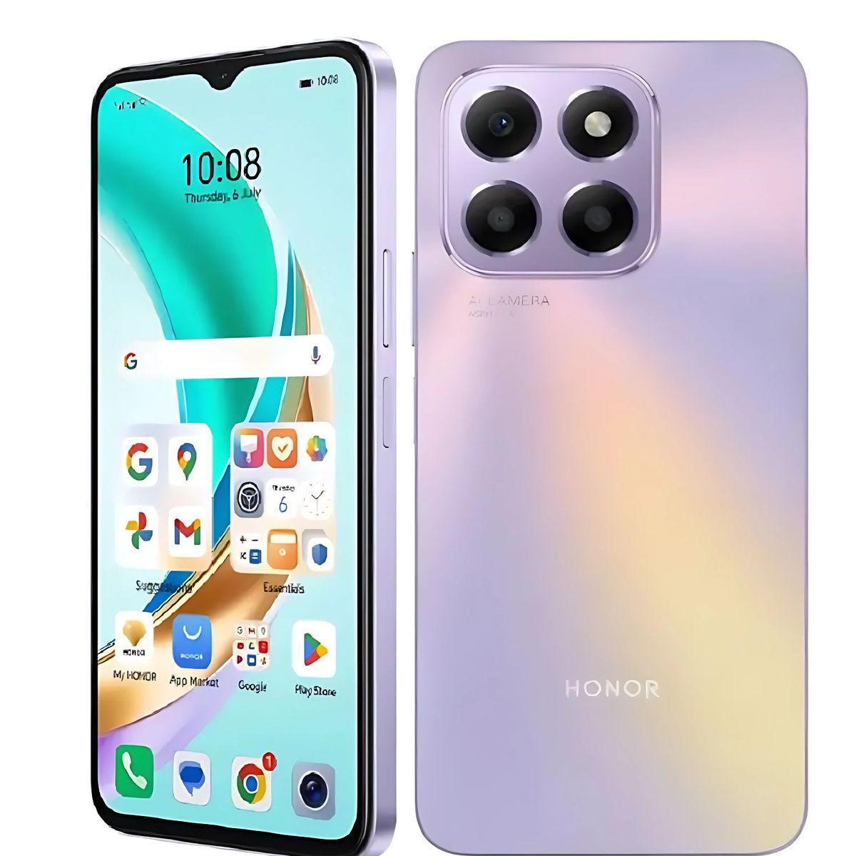 HONOR - Celular Libre Honor X6B Plus 6.5 Pulg 256GB 8GB RAM Lila