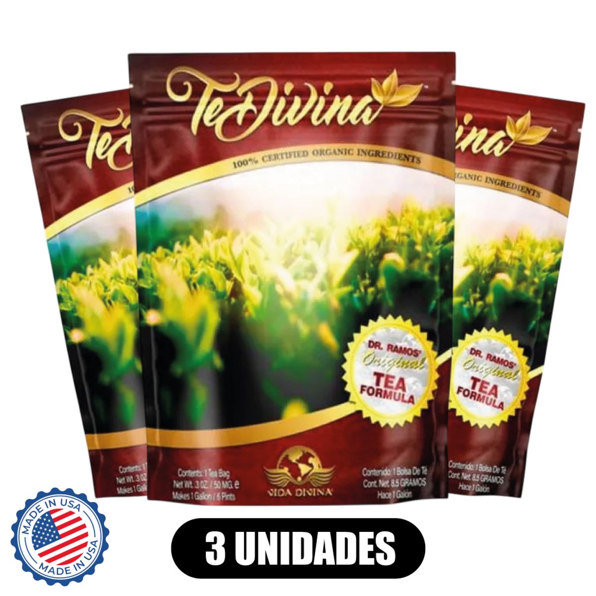 GENERICO - Te divina Original - 3 unidades