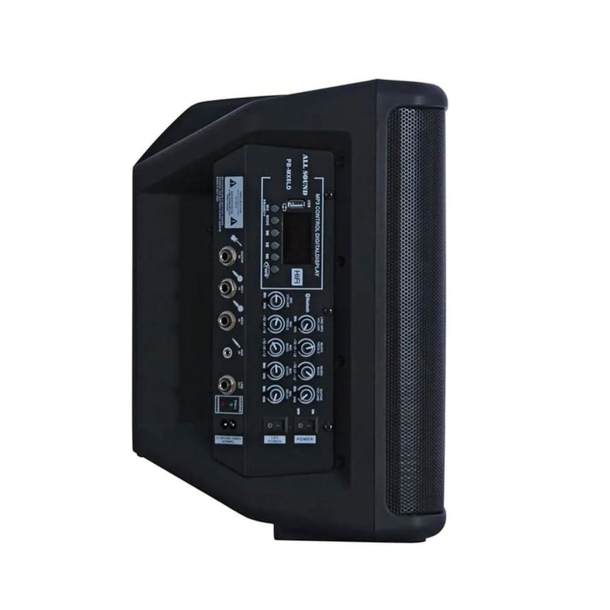 ALL SOUND - PARLANTE KARAOKE ALL SOUND LED DE 8 Pulg. CON BATERIA RECARGABLE