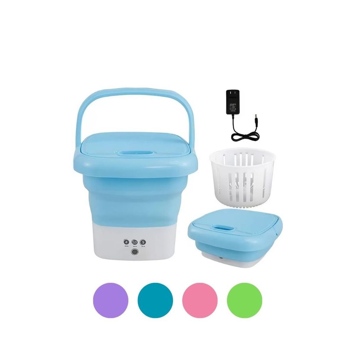 GENERICO - Mini Lavadora Portatil Plegable